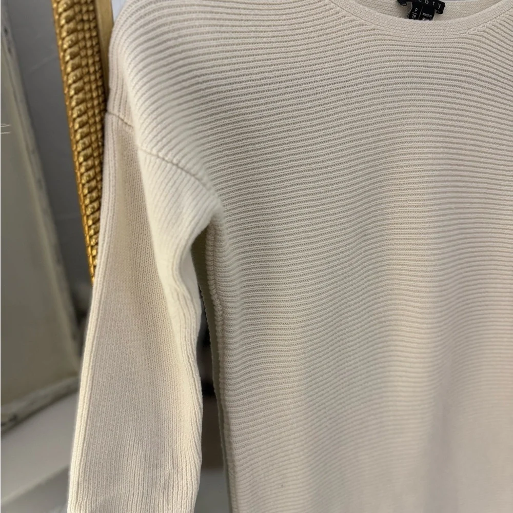 Theory Ivory Knit Sweater